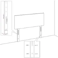 vidaXL Bedframe zonder matras 120x200 cm fluweel donkergrijs