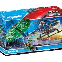 Playmobil City Action 70569 Politiehelikopter: parachute-achtervolging