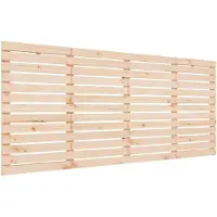 vidaXL Hoofdbord wandmontage 156x3x91,5 cm massief grenenhout