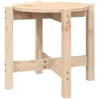 vidaXL Salontafel, diameter 52,5 x 45 cm, massief grenenhout