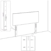 vidaXL Bedframe zonder matras, taupe, 120x200 cm, stof