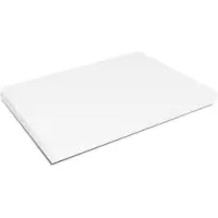 Kesper PE-kunststof snijplank GN 1/2 wit 15 mm dik / HACCP-concept / gastronorm / snijplank / professionele snijplank / kunststof snijplank / snijplank / snijmat
