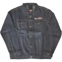 David Bowie - Flash Logo Jacket - L - Blauw