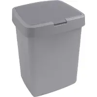 Sunware Delta prullenbak klep 10L grijs