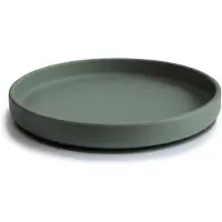 Mushie Silicone Bord Rond Met Zuignap | Dried Thyme
