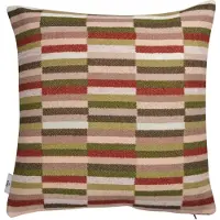 Røros Tweed Ida kussen 50x50 cm Olive burgundy