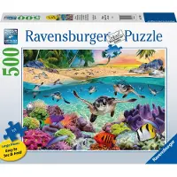 Ravensburger puzzel Baby zeeschildpadden - Legpuzzel - 500 Large Format stukjes