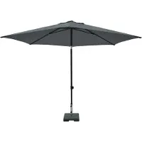 Madison Parasol ELBA PUSH-UP 300cm grijs grijs Metaal Parasol