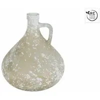 Coppens Vaas Jarron met oor antique marble gold glas 18x17,5cm