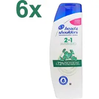 Head & shoulders - 2in1 Antiprurito Shampoo - Jeukende Hoofdhuid - 6x 360 ml - Voordeelverpakking
