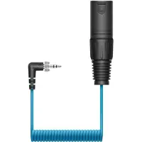 Sennheiser CL 35-XLR Right-Angle Locking 3.5mm TRS naar XLR Male Coiled Output Cable