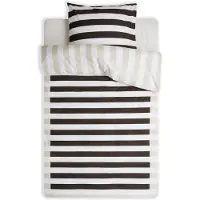 Marc O'Polo Dekbedovertrek Sanna Anthracite Percal-140 x 200 / 220 cm | 1-Persoons
