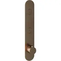 Hotbath Cobber PB066EXT Afbouwdeel Voor Inbouw Thermostaat Met 2 Pushbuttons - Verouderd Messing - Kranen, Badkranen, Inbouw Badkranen - 8719638626699