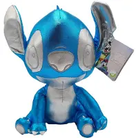 Disney Lilo & Stitch - Stitch - Pluche Knuffel - - 100 year - Platinum Silver Mix - 30 cm