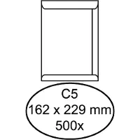 Quantore Envelop quantore akte c5 162x229 100gr wt | Doos a 500 stuk