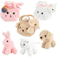 Toi-Toys knuffeldier in handtas pluche - poes Merk: