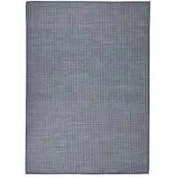 vidaXL Buitenkleed platgeweven 200x280 cm blauw