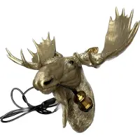 Kitchen Trend Wandlamp - Dierenlamp - Eland - Goud/brons - Kitchentrend