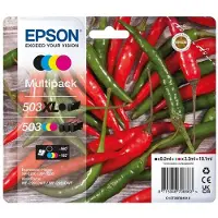Epson Pack Cartouche d'encre noir XL + 3 couleurs