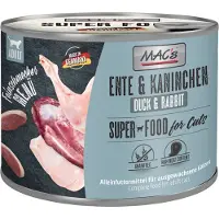 Mac'S Voordeelpakket Cat Fijnproever 24 x 200 g Kattenvoer - Eend & Konijn