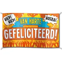 Paper Dreams Gevel vlag - gefeliciteerd Paperdreams Feestdecoratie