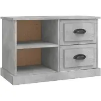 vidaXL Tv-meubel 73x35,5x47,5 cm bewerkt hout betongrijs