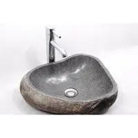Saniclear Natural riviersteen waskom 30-39cm