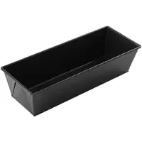 Florina Likoris bakvorm / cakevorm met antiaanbaklaag - Bakblik - Broodbakvorm - Taartvorm - 31 x 11 x 7 cm zwart