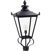 Elstead Lighting LED Tuin Pilaar Wilmslow | 1X E27 Max 60W | IP23 | Black