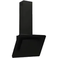 vidaXL Wandafzuigkap 60 cm roestvrij staal en gehard glas zwart