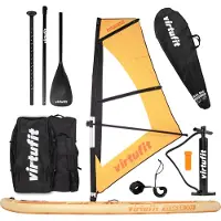 VirtuFit Supboard Surfer 305 - Oranje - Inclusief Windzeil en accessoires
