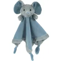 Petit villain Olifant Blauw Knuffeldoekje