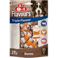 8In1 Triple Flavour Bones Xs 21 Stuks