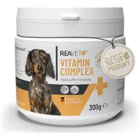 ReaVET - Vitamine Complex voor Honden & Katten - Voor immuunsysteem & stofwisseling - Jaarrond aanbod van vitamine en mineralen - 300g