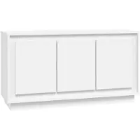 vidaXL Dressoir 102x35x55 cm bewerkt hout wit