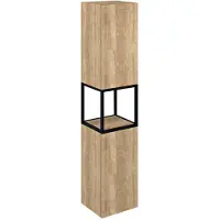Sapho Skara hoge eiken kast 35x171x32cm licht bruin