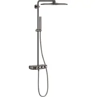 GROHE Douchesystemen, Du-syst EUPHORIA SMARTCONTROL SYST 310 Cube D m Thermostaat hard grafiet