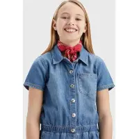 Levi's Kids jumpsuit blauw Meisjes | Maat: 152