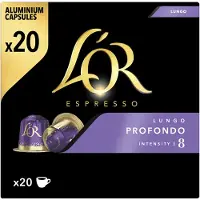 L'OR Lungo Profondo Koffiecups - Intensiteit 8/12 - 10 x 20 capsules