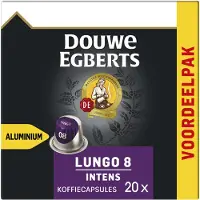 Douwe Egberts 10x Douwe Egberts Koffie Koffiecups Lungo Intens Utz 20 Stuks