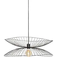 QAZQA Design hanglamp zwart 66cm - Pua