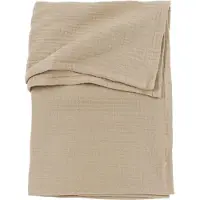 Meyco Baby Uni ledikant laken - pre-washed hydrofiel - sand - 100x150cm - 0.3 TOG