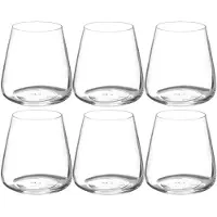 Secret De Gourmet Set van 12x stuks tumbler glazen Selenga 430 ml van glas - Drinkglazen