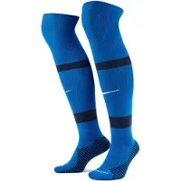 Nike Team Matchfit Voetbalsokken Hoog Blauw
