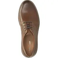 Clarks - Heren - Batcombe Hall - G - 4 - dark tan lea - maat 8,5