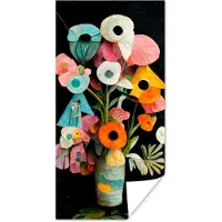 PosterMonkey Boeket - Vaas - Bloemen - Kleuren