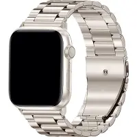 ProGuard Stalen Schakel bandje voor Apple Watch 42/44/45mm Starlight