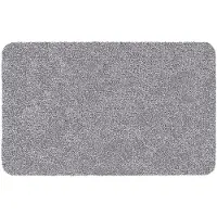 Aqua-stop Droogloopmat grijs 50x80cm grijs Polypropyleen Deurmat