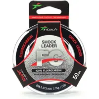 Intech Fluorocarbon Shock Leader - 0.455mm - 50m - 10.7kg/24lb - Fluorcarbon Voorslag voor Zeevissen, Roofvissen & Karpervissen