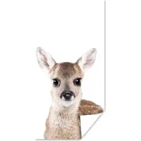 PosterMonkey Poster Hert - Dieren - Bruin - Natuur - 60x120 cm